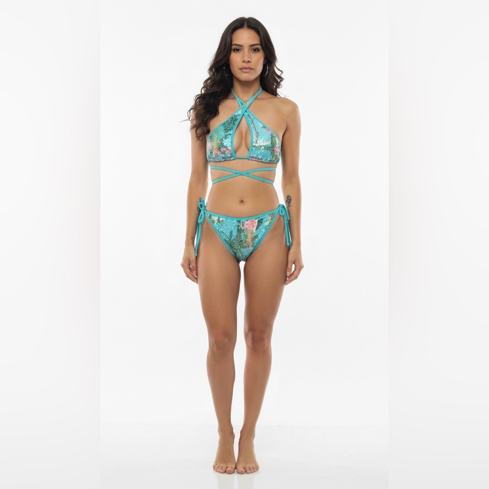Print en Sequin Women's bikini